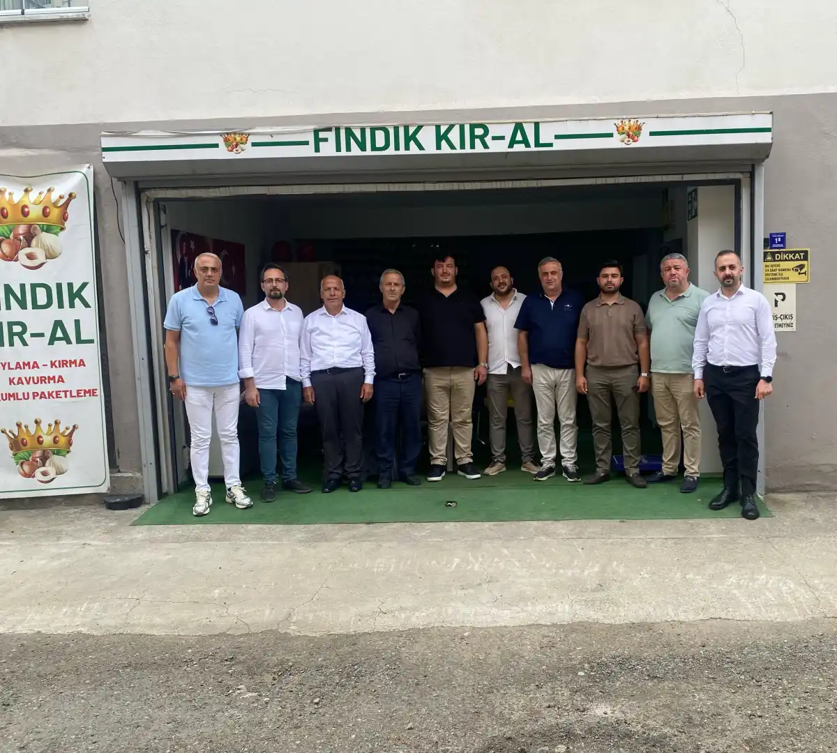 Artvin Ticaret Borsasından fındık üretim tesisine ziyaret