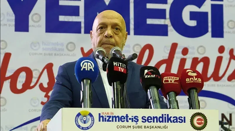 HAK-İŞ Başkanı Mahmut Arslan Çorum’dan seslendi:  "Vergi Reformu şart"
