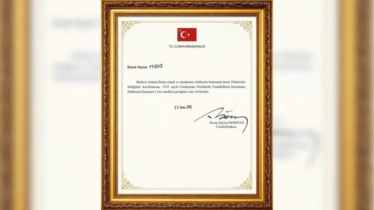 Türkiye Tüketici Birliği kuruldu