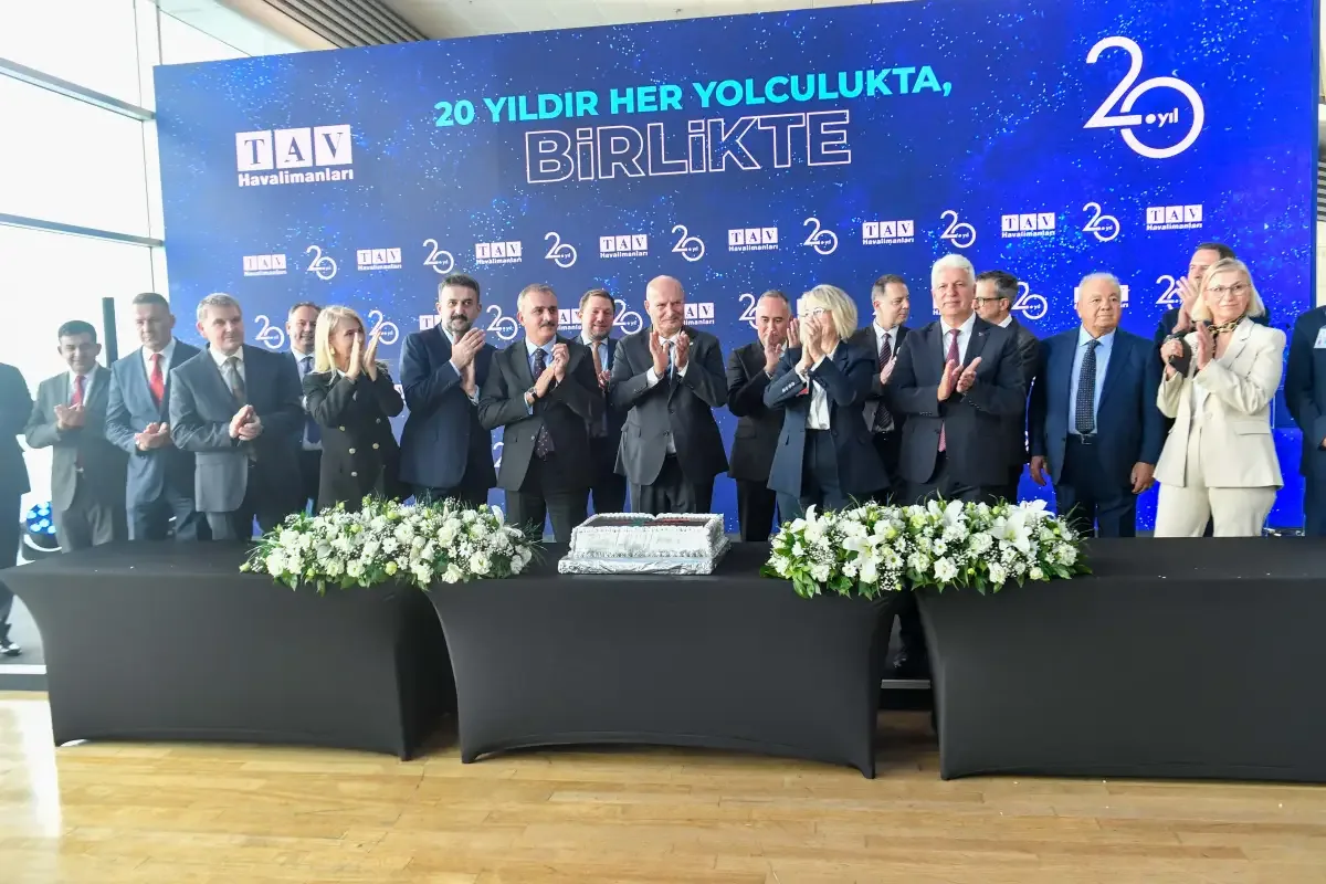 AKK Başkanı Yılmaz, TAV’ın Ankara’daki 20. yıl sevincine ortak oldu