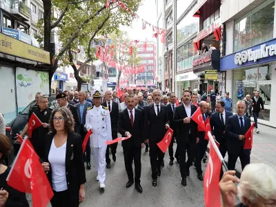 Zonguldak'ta 19 Eylül Gaziler Günü dolayısıyla kortej yürüyüşü düzenlendi